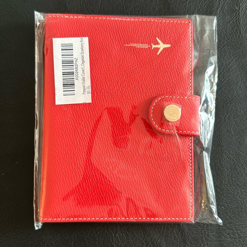 Leather Passport Holder Cover